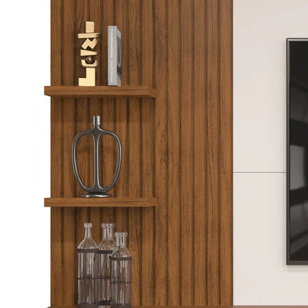 Painel para TV até 60 Polegadas Ripado com Nichos