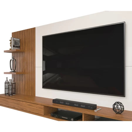 Painel para TV até 60 Polegadas Ripado com Nichos