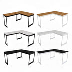 Mesa Em L Estilo Industrial Escrivaninha De Canto Escritório Estudo