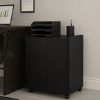 Armário Para Escritório Multiuso Com 2 Portas e Nicho