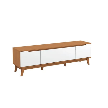 Rack Kappesberg 3 Portas Canela/Branco