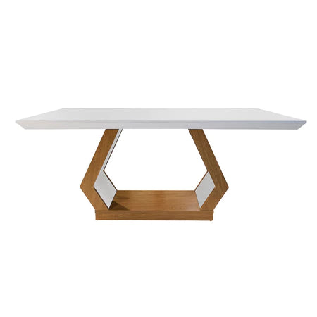 Conjunto Mesa de Jantar 6 Cadeiras Tampo MDF Retangular Rufato Alvorada Londrina