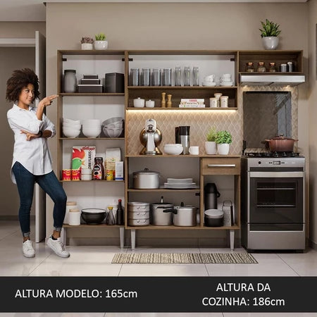 Armário de Cozinha Compacta