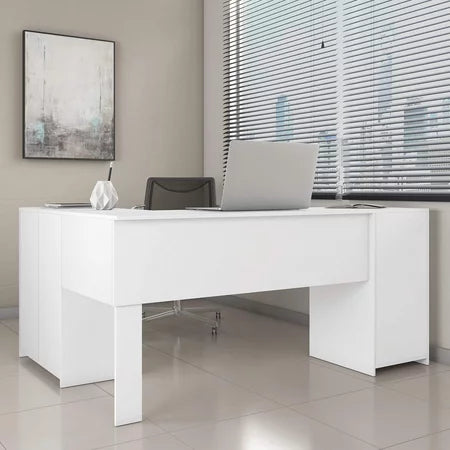 Escrivaninha Mesa Escritório em L 2 Gavetas 3 Portas Office