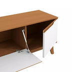 Rack Kappesberg 3 Portas Canela/Branco