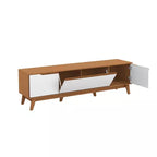 Rack Kappesberg 3 Portas Canela/Branco