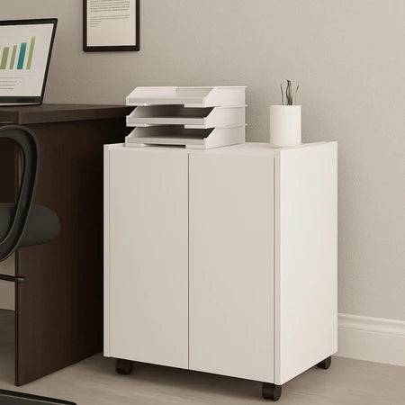 Armário Para Escritório Multiuso Com 2 Portas e Nicho